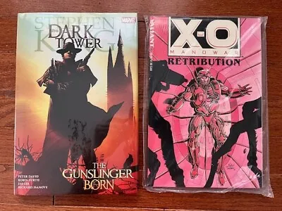 Stephen King DARK TOWER GUNSLINGER BORN HC Hardcover X-O Man O War Retribution • $9.99