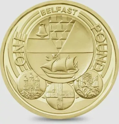 Rare Belfast £1 One Pound 1 Coin 2010 Capital City Cities Coin Hunt Royal Mint • £3.95