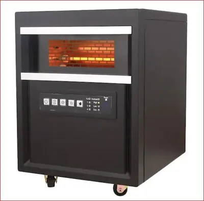 Comfort Glow Infrared Heater Portable 1500 Watt Quartz W/Remote Black • $174