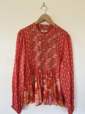 $95 • Buy SPELL Yellow Rose Boho Womens Blouse NWT Size Large(current Range)
