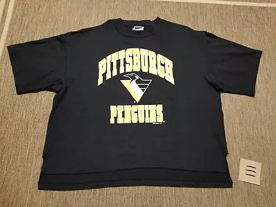 Vintage Pittsburgh Penguins T Shirt XL Hockey NHL Bike  • $23.07