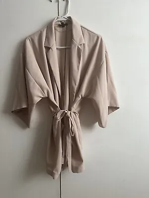 £0.99 • Buy Topshop Beige/Rose Kimono Jacket Size 8