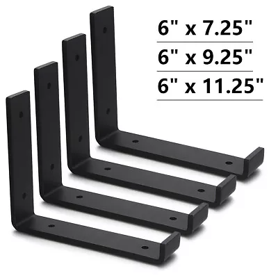 4 Heavy Duty Steel Countertop Support Brackets Mantel Shelf Brackets L Corbel • $36