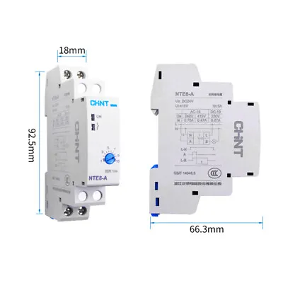 DC 24V AC 220V Delay Timer Relay 1~480s Time Relay Switch On/Off Multifunction • £10.91