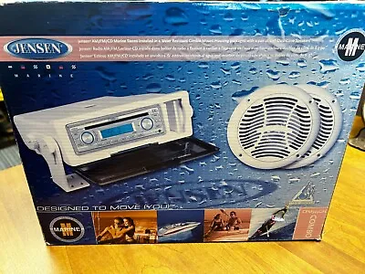 Jensen Marine Stereo Speaker Combo CPM525GH Water Resistant • $40
