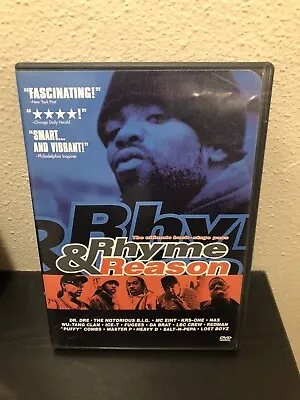 Rhyme & Reason DVD (1997) Rap/Hip-Hop Documentary - Dr. Dre/Wu Tang/Tupac/Redman • $19.95