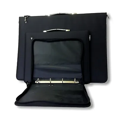 A1 / A2 Artist Portfolio Case Art Craft Drawing Presentation Storage Zip Folder • £49.99