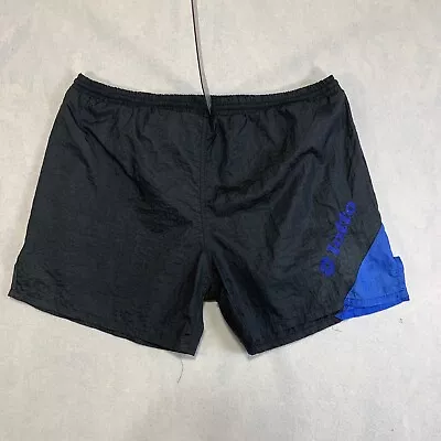 Vintage Lotto Calcio Italia Shorts Mens XL Large Black Soccer Football Gym • $11.84