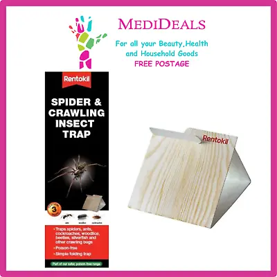 Rentokil Spider & Crawling Insect Trap - For Spiders Ants Cockroaches Etc. • £3.99
