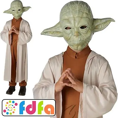 Rubies Official Deluxe Star Wars Yoda Teen Boys Fancy Dress Costume New • £26.89