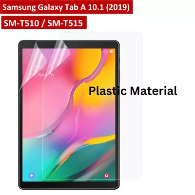 Clear Plastic Screen Protector For Samsung Galaxy Tab A 10.1 (2019) SM-T510/T515 • £2.99