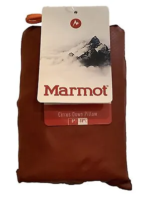 Marmot Cirrus Down Pillow 23510 Vintage Orange Camping Backpacking $45 Msrp-NWT • $20