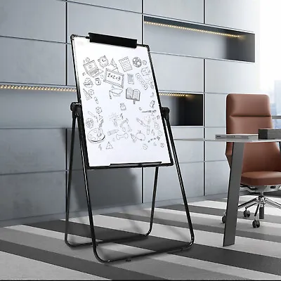 28 Inch*40 Inch Foldable Dry Erase Board Mobile Double-sided Whiteboard 70*100cm • $85