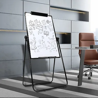 Foldable Magnetic Dry Erase Board Mobile Double Side Whiteboard Adjustable • $80