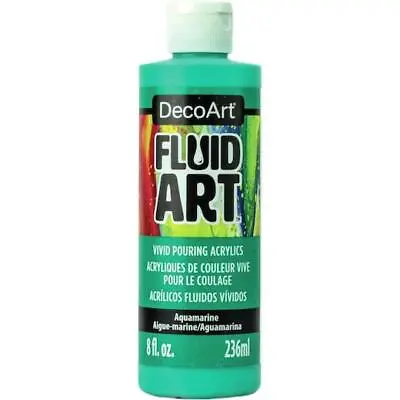 £9.19 • Buy DecoArt Fluid Art Ready-To-Pour Acrylic Paint 8oz (236ml)