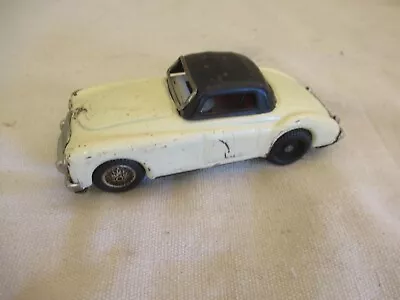 Vintage Pressed Tin Litho MG Metal Sports Car Split Rear Window Black & White • $19.99