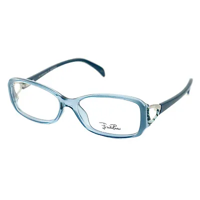 Emilio Pucci Women Eyeglasses Frames EP2675 462 Clear Blue 53 15 120 Rectangle • $35