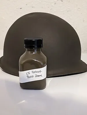 WW2 US M1 Helmet Paint Olive Drab 200ml • $24.99