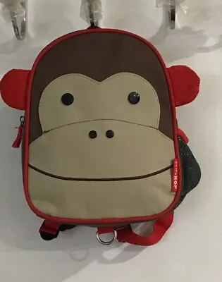 Skip Hop Zoo Safety Harness Mini Boy Girl Kids Children Backpack Brown Monkey • $5.25