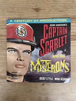 Captain Scarlet And The Mysterons 33rpm Mini Album 7” Vinyl Gerry Anderson • £50