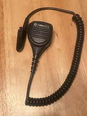 Motorola Speaker Microphone PMMN4021A W/ Clip HT750 HT1250 PR860 MTX8250 MTX9250 • $23