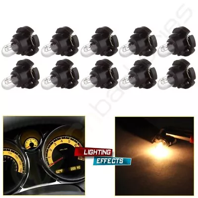 10Pcs T4/T4.2 Neo Wedge Warm White Bulbs 10mm Base Center Console Light A/C Lamp • $7.99