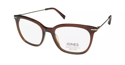 New Jones Ny J240 Petite Eyewear Brown Plastic Womens 49-18-135 Designer Brown • $99.95