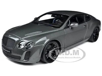 $45.99 • Buy Bentley Continental Supersports Coupe Grey 1/18 Diecast Model Car Welly 18038