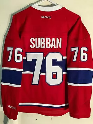 Reebok Women's Premier NHL Jersey Montreal Canadiens P.K. Subban Red Sz L • $29.99