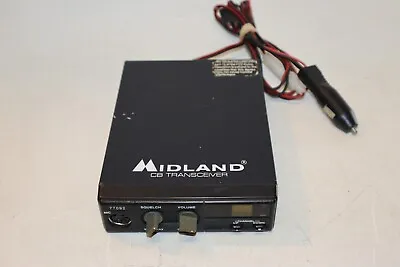 Midland 77-092 40 Channel CB Radio Transceiver No Microphone Powers On Untested • $8.99