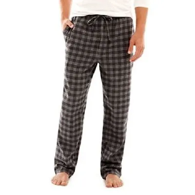 $24.99 • Buy Men's Stafford Flannel Pajamas- Big & Tall XXLT Color GRAY PLAID  NEW WITH TAG