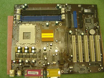 £37.95 • Buy Socket A MotherBoard Main Board, For AMD CPU - ECS Elitegroup K7S5A + Manual