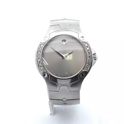 Movado 84 G1 1892 Sports Edition Steel Diamond Quartz Watch • $299.99