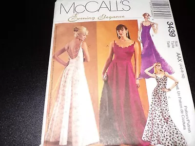 🌹 McCALL'S #3439 - LADIES GORGEOUS EVENING ELEGANCE GOWN PATTERN 4-10 FF • $15.19