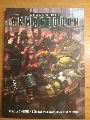 Shadow War Armageddon Rulebook 2017 Games Workshop Warhammer 40000 Paperback • £6