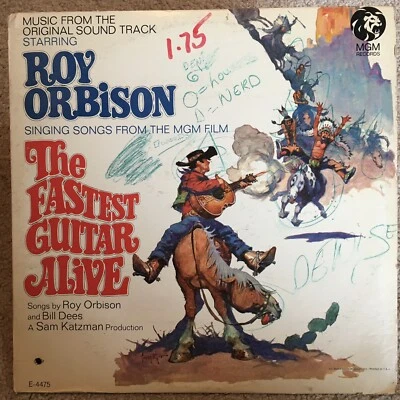 $7.50 • Buy ROY ORBISON - Fastest Guitar Alive Soundtrack LP Record 1967, E4475 -- VG+