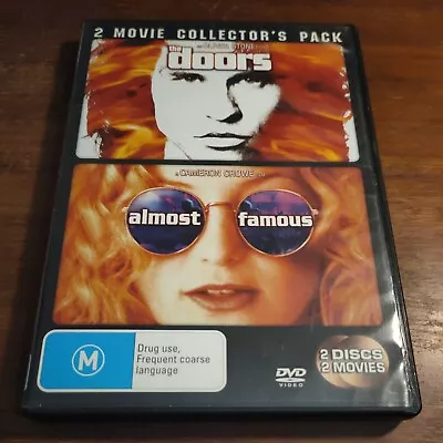 The Doors & Almost Famous DVD PAL AUS Region 4 Used Kilmer Hudson • $9.39