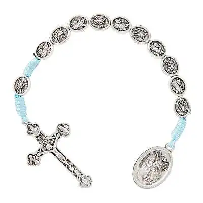 Guardian Angel/St. Michael One Decade Medals Rosary - Gift Bag- 8  Long(N5522) • $6.95