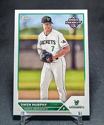 Owen Murphy Prospect Rookie 2023 Topps Pro Debut Card #PD-135 Atlanta Braves • $1.50