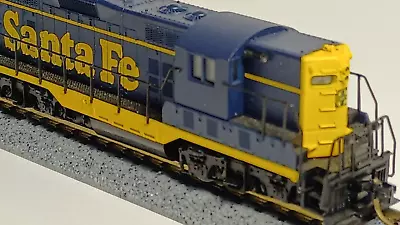 N-scale Atlas 48225 GP-7 Ph.2 Santa Fe Diesel Loco NO # D/B TESTED - Un-Run • $49.99