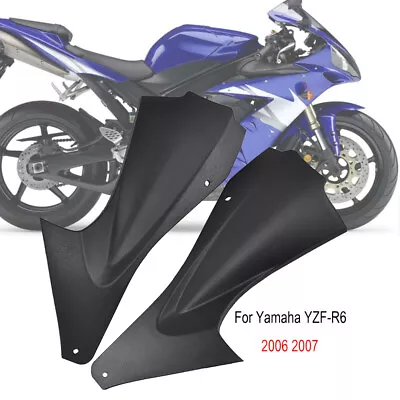 $24.98 • Buy Side Air Duct Cover Fairing Insert Part For Yamaha YZF R6 2006-2007 ABS Plastic