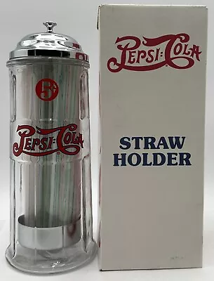 Pepsi Cola Double Dot Restaurant Style Straw Dispenser Gino's Malt Shop • $49.95