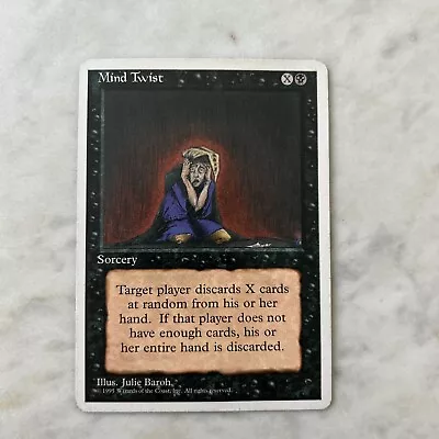 MTG Mind Twist #31 Fourth Edition (4ED) Magic The Gathering Card Rare MP • $2.99