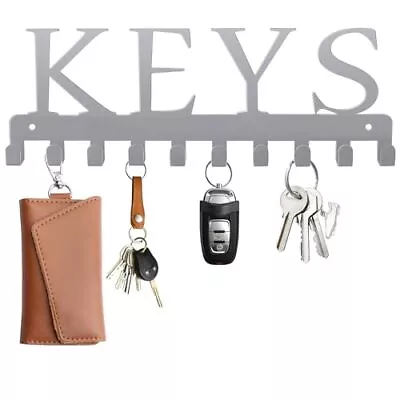 Key Holder Wall Mount Nickel Key Hanger Wall Decorative Key Rack Organizer M... • $18.95