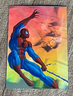 1995 Flair Marvel Annual Holoblast Spider-Man Vs. Scarlett Spider Card 3 Of 12 • $13.96