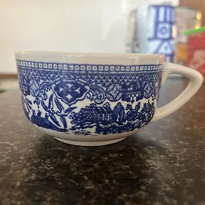 Vintage Blue Willow By Royal USA Tea Coffee Flat Cup Mug • $5