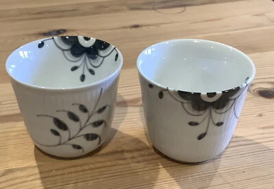 £95 • Buy 2 X Black Mega Thermal Cup Mug 29cl - 1st Class - Royal Copeenhagen - No Box