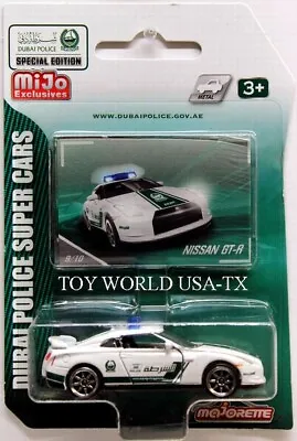 2018 Majorette Dubai Police Super Cars Nissan GT-R Special Edition Mijo Exclusiv • $15