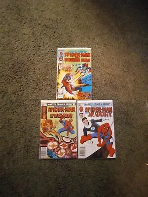 Marvel Team Up  Spider-Man  125132136 Lot Of 3 Bronze Age NM PERFECT! Rare HTF • $24.50