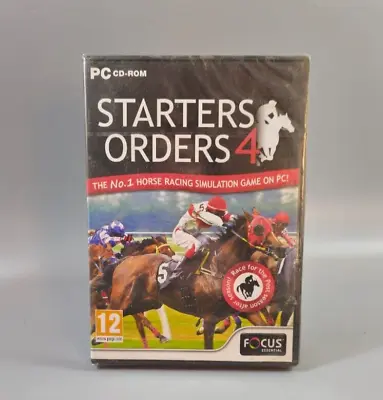 Starters Orders 4: No1 Horse Racing Simulation (PC Game) NEW + SEALED • £14.99